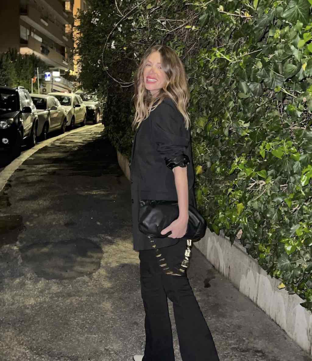 Alessia Marcuzzi abito stilista look e chi la veste
