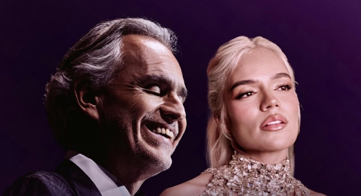 Andrea Bocelli e Karol G dominano le classifiche mondiali con Vivo per lei