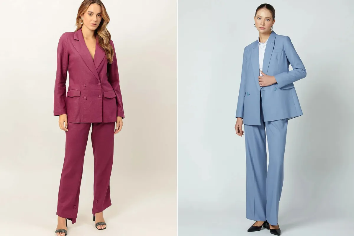 blazer doppio petto donna