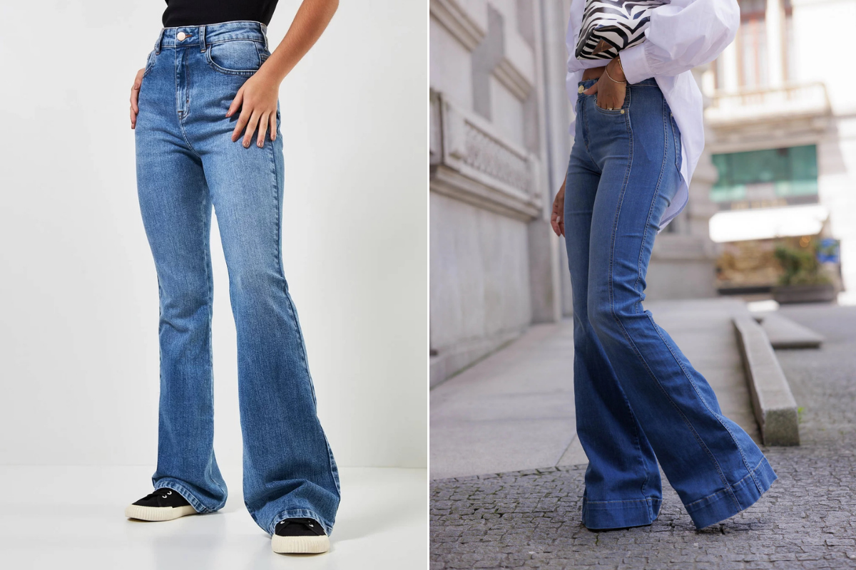 Jeans a zampa elefante