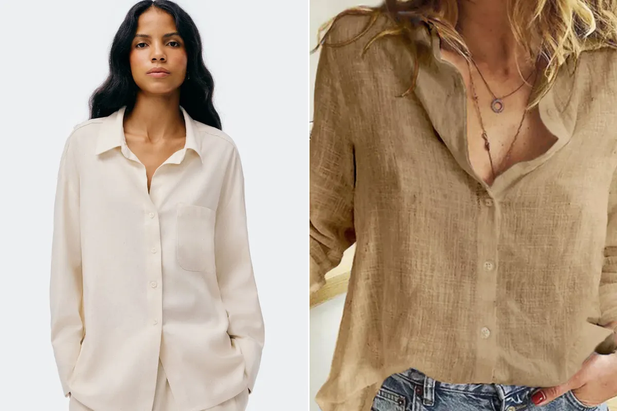 Camicie in lino donna